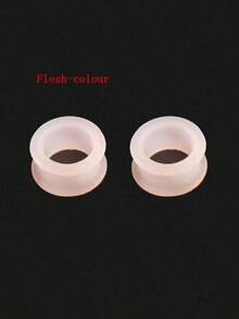 2 szt. elastycznych silikonowych tuneli do uszu, zatyczek do uszu, kolczyków ekspanderów do rozszerzania uszu, biżuterii do ciała 3-20 mm