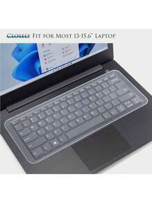 1 Protector universal de teclado de silicona, apto para portátiles de 3 pulgadas a 15,6 pulgadas (aproximadamente 33.0 cm a 39.6 cm), protector de teclado de silicona ultradelgado, impermeable y a prueba de polvo (15 pulgadas a 17,3 pulgadas (aproximadamente 38.1-43.9 cm) Protector de teclado de portátil universal)