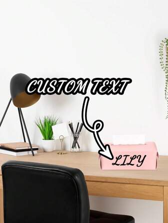 Scatola portafazzoletti personalizzata e colorata in pelle sintetica di lusso, stile minimalista creativo per casa, sala da pranzo e bagno, elegante portafazzoletti con copertura antipolvere, accessorio multifunzionale per auto