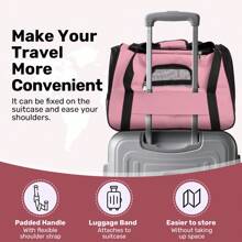 Secure Zipper Anti-Escape Pet Carrier Backpack | Spacious Ventilated Foldable Cat/Dog Travel Bag | Car & Airline Approved Collapsible Cage With Breathable Design