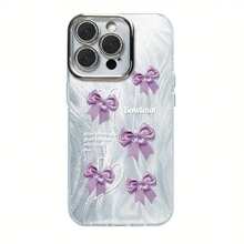 Funda para teléfono (1 unidad) con degradado de gasa multicolor, tecnología IMD Laser. Compatible con todas las series 16/15/14/13/12/11, 13/14 Pro/15 Plus/16 Pro. Incluye protector de lente. Diseño híbrido clásico a prueba de golpes. - Colores mixtos 1 - Ver 1