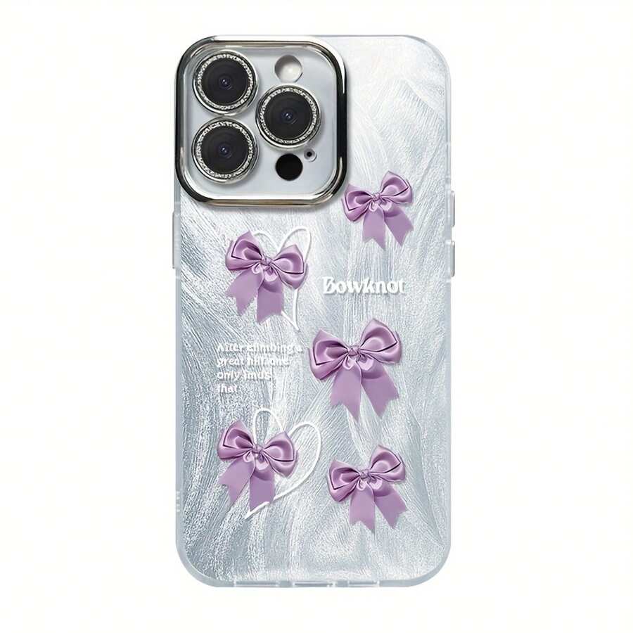 Funda para teléfono (1 unidad) con degradado de gasa multicolor, tecnología IMD Laser. Compatible con todas las series 16/15/14/13/12/11, 13/14 Pro/15 Plus/16 Pro. Incluye protector de lente. Diseño híbrido clásico a prueba de golpes. - Colores mixtos 1 - Ver 1
