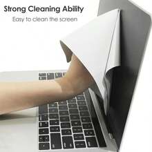 Ultra-Fine Fiber Screen Cleaning Cloth Compatible With MacBook 13/15/16 Inch Air/Pro Laptops, Dust Protection & Keyboard Palm Rest Mat
