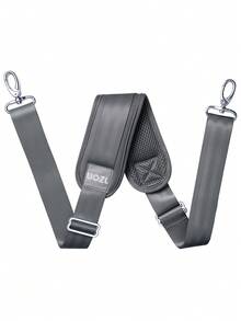 UOZL 59英寸通用可调节肩带，带加厚肩垫和双平衡扣，360度旋转金属钩，适用于公文包、斜挎包、电脑包、行李箱包 - 彩色 - 查看 9