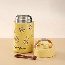 280毫升/9盎司 三丽鸥布丁狗保温水瓶，可爱卡通不锈钢保温杯，迷你便携杯，儿童礼物 - 黃色 - 查看 4