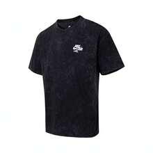 Nike Men's AS U NSW TEE OC FB GFX FW CULT Short Sleeve T-Shirt, Knitted Collarless Short Tee THQ9276-010 - Black - View 1