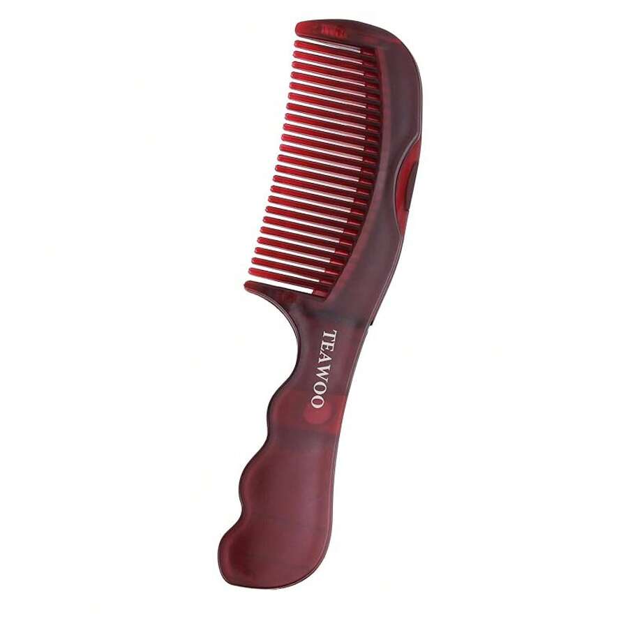 Kit de peine anticaspa patentado y peine de dientes finos de acero inoxidable, removedor de caspa, limpiador de cuero cabelludo, cepillo de masaje para eliminar la caspa y la acumulación en el cuero cabelludo - PEINE DE MASAJE - Ver 1