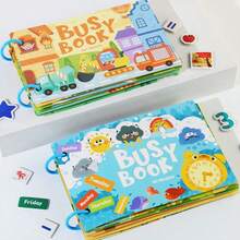Busy Book For Toddlers, Early Learning Alphabet Animal Recognition Book, Montessori Quiet Pre-School Learning Toy, Sensory Book Toddler Learning Activity Book, Children's Educational Toy, Touch And Feel Book, Children's Activity, Busy Board, Alphabet, Toddler Activity Book, Touch And Feel - Early Childhood Puzzle Books - View 6