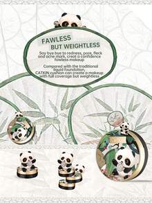 CATKIN 熊猫天堂遮瑕气垫BB霜，透气保湿粉底，滋养肌肤，打造无瑕妆容，适合敏感肌肤，轻薄遮瑕 C03 中米色 - C03 Medium Beige - 查看 4