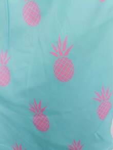 Men's 3D Digital Print Drawstring Beach Shorts, Casual - Multicolor - View 9