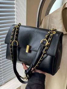 Dieser Jahr modische Shopper mit großer Kapazität, personalisierte minimalistische Unterarmtasche, neue Ketten-Schulter-Umhängetasche für den Berufsalltag