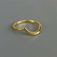 VKHK Bộ 3 chiếc/Bộ nhẫn trang trí bằng đá Zirconia lấp lánh sang trọng, thích hợp cho phụ nữ làm quà cưới/quà tặng - bộ nhẫn - Xem 8