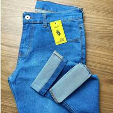 Kit 3 Men's Black Medium Dark Jeans Laicra Slim Basic Casual Premium Direct From The Factory With Elastane - 彩色 - 查看 8