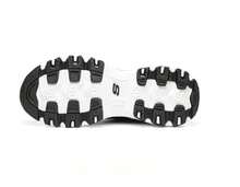 Skechers 女士网眼透气休闲运动减震熊猫运动鞋 - 黑色 - 查看 8