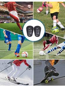 8pcs/Set Football Anti-Slip Leg Warmers, Shin Guards, Pre-Cut Sock Covers And Shin Strap Kit - Essential Gear For Football Players - Unisex