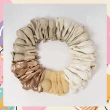 50pcs Nude White Gold Balloons, 10inch Metallic Champagne Gold Cream White Clear Balloon, White Sand Blush Beige Transparent Party Balloons, For Birthday, Boho Theme Wedding Party, Anniversary, Engagement Party Decorations