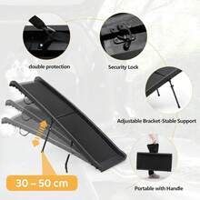 Rampa para perros para coche, vehículo para subir perros, ayuda para la entrada de mascotas 156x40 cm, escalera plegable para perros, hasta 60 kg, protege las articulaciones del perro