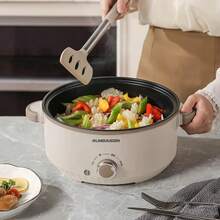 Electric Kettle, Non-Stick Mini Portable Pot, Quick Cooking, Adjustable Power, Suitable For Dorms, Essential For Kitchen - View 3