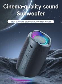 ZEALOT ZEALOT Wireless Speaker IPX7 Waterproof Wireless Speaker With 20W Loud Stereo Sound Outdoor Portable Speakers With Wireless 5.2 6H Playtime RGB Light Long Battery Dual Pairing For Home Party