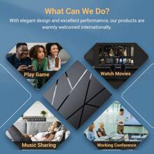 XGODY 2025 Android 13.0 Smart TV Box 5G WIFI 6K HD 128GB 4GB Media Player Quad Core UK
