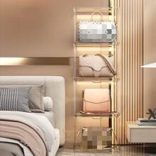 1PC Versatile Clear Acrylic Storage Box - Dustproof Display Case For Models, Tools & Books | Transparent Organizer Container,Product Display Racks, Bag Storage, Toy Storage, Shoe Storage, Cosmetic Storage