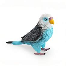 1pc Popular Solid Static Bird Model, Parrot Figurine Ornament