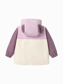 mini bala Boys Girls Hooded Jacket 2025 Fall Waterproof Windproof Outerwear