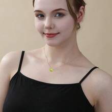 Sports Pendant Necklace For Women Girls Mom Holiday Gift Trending Now Daily Pick Team Game Day Jewelry Softball Soccer Basketball Football Baseball Pickleball Outfit Upgrade - 金色 - 查看 6