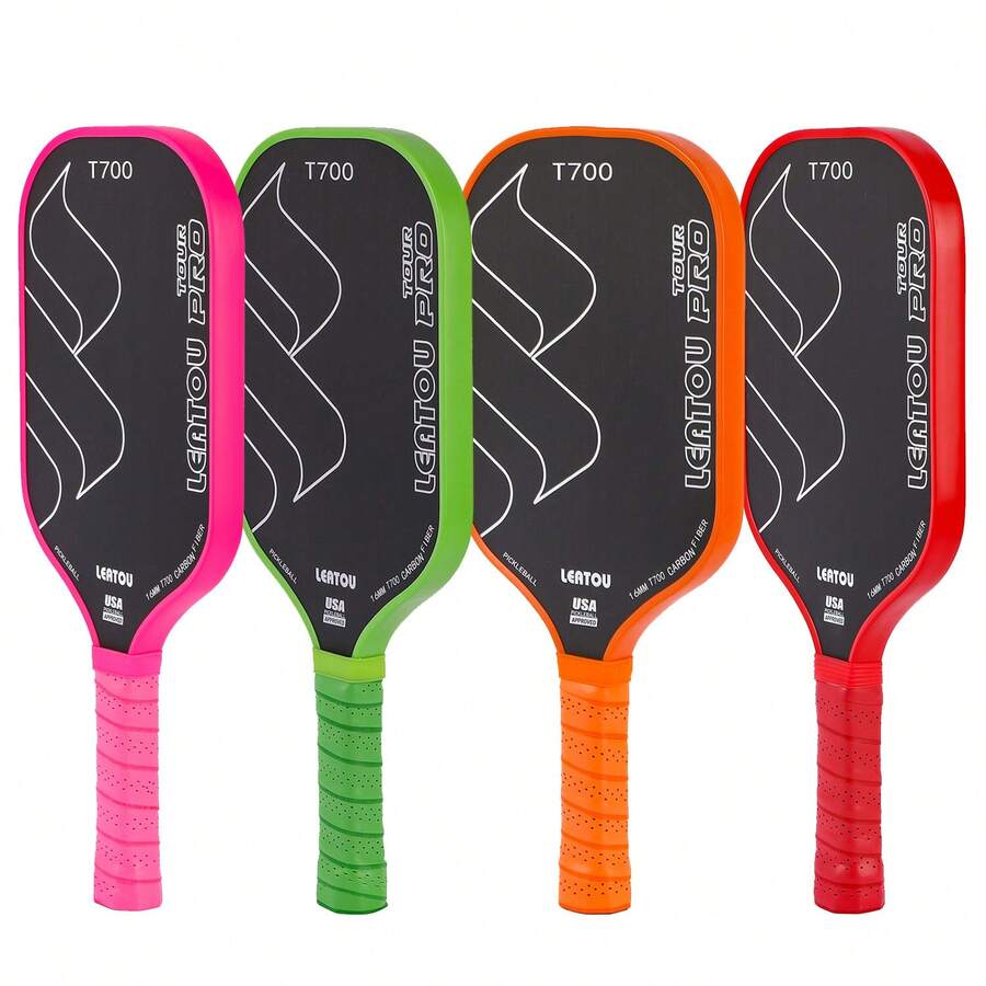 Vợt bóng chày LEATOU Perseus Series 16MM T700 làm từ sợi carbon thô Pickleball Nguồn sản xuất tại nhà máy