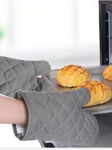 Personalized Custom Oven Mitts, Barbecue Gloves, Thick Oven Mitts, Kitchen Supplies For Baking, Grilling, Holiday Dinners, Party Banquets, Personalized Kitchen Gloves, The Perfect Housewarming Gift - Multicolor - View 4