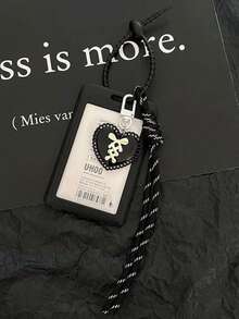 丝带蝴蝶结爱心卡包 适用范围：地铁卡 公交卡 火车票 轮渡卡 员工证 门禁卡 学生证 借书证 校园餐卡 女士钱包 迷你钱包 零钱包 卡包