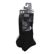 Under Armour 1 Pack Of 3 Pairs Unisex UA Essential Low Cut Lightweight Comfortable Casual Outdoor Sports Socks - Black/white/gray - View 4