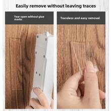 1 PC Super-Strong Double-Sided Adhesive Tape, High-Adhesion Double-Sided Tape That Leaves No Residue, Hole-Free Acrylic Transparent Tape, Waterproof Magic Tape, Washable And Reusable Waterproof Transparent Double-Sided Tape, Suitable For Kitchen, Bathroom, Home, Wedding Decorations, And Car Stickers.