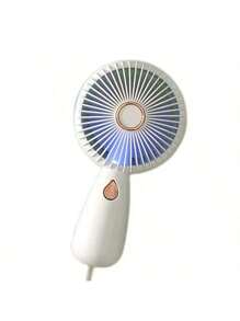 Ventilateur à main - Ventilateur portatif rechargeable USB avec lumière LED éblouissante, ventilateur personnel mini pour une utilisation intérieure et extérieure, ventilateur portable compact et rafraîchissant, ventilateur pliable et petit pour les voyages, le bureau, le camping, ventilateur à main de poche avec batterie longue durée, fonctionnement silencieux, idéal pour l'été, ventilateur rafraîchissant par temps chaud, ventilateur léger et portatif facile à transporter, ventilateur multi-vitesse réglable pour un usage quotidien et les activités de plein air