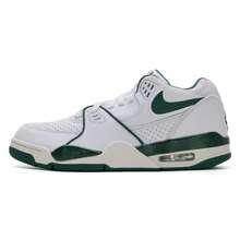 Nike Zapatillas casuales para hombre - AIR FLIGHT 89 LOW Blanco y Verde Zapatos deportivos HJ4484-102 - Blanco/Verde abeto/Blanquecino fantasma - Ver 1
