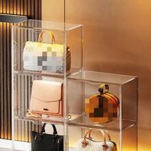 1PC Versatile Clear Acrylic Storage Box - Dustproof Display Case For Models, Tools & Books | Transparent Organizer Container,Product Display Racks, Bag Storage, Toy Storage, Shoe Storage, Cosmetic Storage