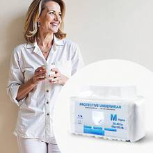 Adult Incontinence Underwear, High Absorbent Protective Underwear For Men & Women, Disposable Adult Pull-Ups Diapers With Leakproof Leg Cuff & Wetness Indicator - M Size, 64 Count (4 Pack Of 16) - Composite Film M Size - View 1