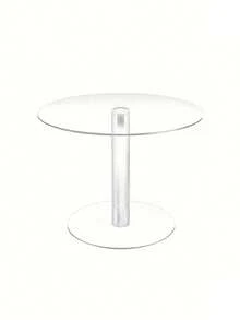 1pc,Acrylic Cake Stand, Clear Cake Stand, Round Tall Cake Stand, Dessert Table Display Set, Cupcake Stand, Dessert, Cupcake Pastry Candy Display, Wedding, Event, Birthday Party - Multicolor - View 13