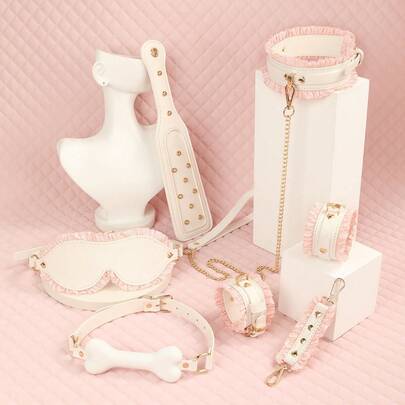 Sexy Set Lace Maid  Props Handcuffs Binding Sex Aid Tools Adult Supplies Wholesale