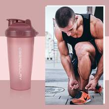 2pcs 24oz/700ml Shaker Bottles For Protein Mixes, Shaker Bottle With Wire Whisk Ball, Protein Shaker Bottle, Shaker Cup, Protein Shaker, Protein Shake Bottle, Bottle Shaker, Dishwasher - 粉紅色/黑色 - 查看 8