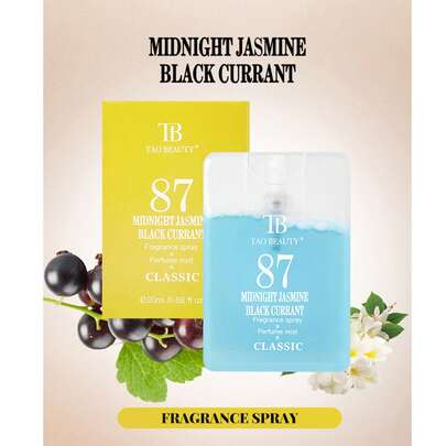 Nước hoa bỏ túi 20ml, Xịt thơm toàn thân và tóc, Hương vani, hoa nhài, caramel, dừa, lý chua đen, muối biển và hương hoa trái cây, Hương thơm lý tưởng cho bãi biển mùa hè, Quà tặng tuyệt vời cho bạn gái