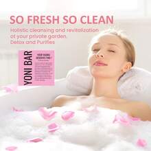 Yoni Bar Feminine Soap, Pink, 100g - PH Balanced & Nourishing Intimate Care - Pink - View 5