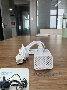 1pc Automatic Pet Water Fountain, Suitable For Cats And Dogs - Yellow - View 16