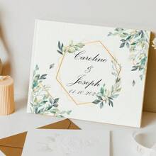 Personalisiertes weißes, grünes, rosa Hochzeitsgästebuch, individuelles Gästebuch, Verlobungsempfangs-Unterschriftenbuch, Hochzeitsjahrestags-Buch, Bridal-Shower-Geschenk, multifunktional, ornamental, wiederverwendbar, exquisit, stilvolle, hochwertige, farbige, moderne, individuelle, einzigartige, ideale Geschenke für ihn, ideale Geschenke für sie, Freund, Vater, Freundin, Mutter, Familie, Freunde, Teeraum, Zuhause, Garten, Büro, für Jahrestage, für Valentinstag, für Muttertag, für Geburtstage, für Vatertag, für Abschluss, für Hochzeiten, für Einweihung