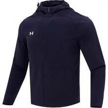 Under Armour 针织连帽复古夹克外套 23600303-409 - 藏青色 - 查看 1