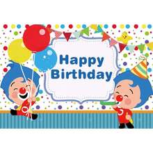 Plim Backdrop Kids Birthday Party Photography Cartoon Photo Background Rainbow Banner  (Multiple Styles) Decoration Baby Shower Supplie