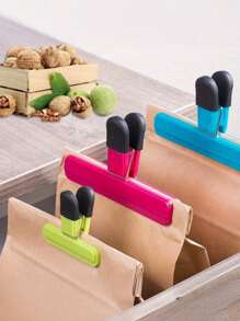 3 件装薯片夹，便携式大号薯片袋夹，各种尺寸升级宽口食品储存袋带密封夹，重型密封夹密封工具厨房整理配件