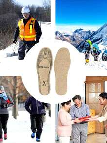 2 pares de plantillas acolchadas gruesas, que absorben los golpes y alivian la presión, adecuadas para zapatos deportivos, con tamaño personalizable