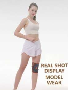 AOLIKES 1pc Knee Brace With Side Stabilizers & Patella Gel Pads For Maximum Knee Support For Men And Women - Multicolor - View 11