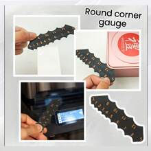 测量圆曲率半径的圆角规，测量仪器的尺子